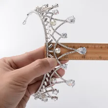 Hg1044 стиль невесты Циркон Корона жемчуг свадебное платье Корона орнамент