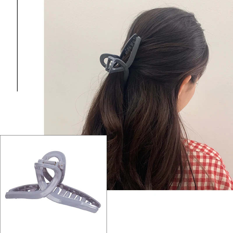 2021 New Women Elegant Gold Hollow Geometric Metal Hair Claw Vintage Hair Clips Headband Hairpin Hair Crab Hair Accessories black head scarf Hair Accessories