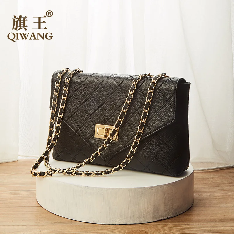 

Genuine Leather Envolope Crossbody Bags For Women 2020 Fashion Shoulder Messenger Bag Female Travel Handbags and Purses