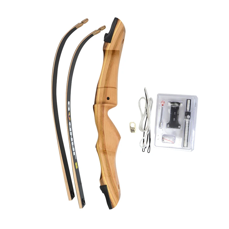 70 Polegada Arco Recurvo 24-40lbs Log Longo Esportes Jogo Formação Profissão Tiro Movimento Campo Caça 1pc 62 - 66 68 6 Arco e flecha