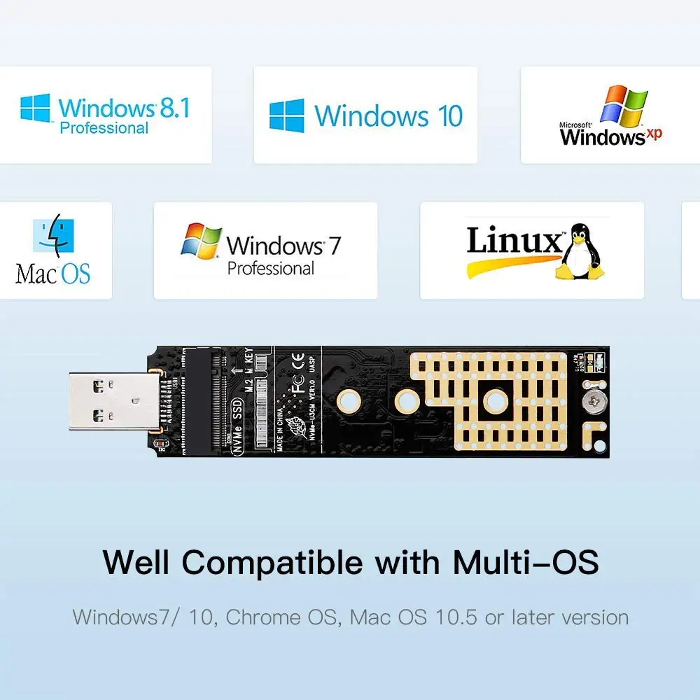 Onvian M 2 NVME to USB Adapter M Key M 2 NGFF NVME to USB 3 4