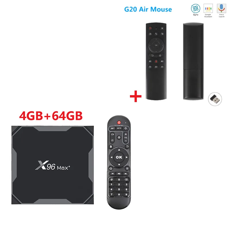 4G64G add g20s X96 Max Plus Android 9,0 Smart Tv Box Amlogic S905X3 1000M LAN BT4.0 телеприставка 2,4G 5G Wifi 8K Ultra HD VP9 HDR медиаплеер - Цвет: 4G64G add g20s