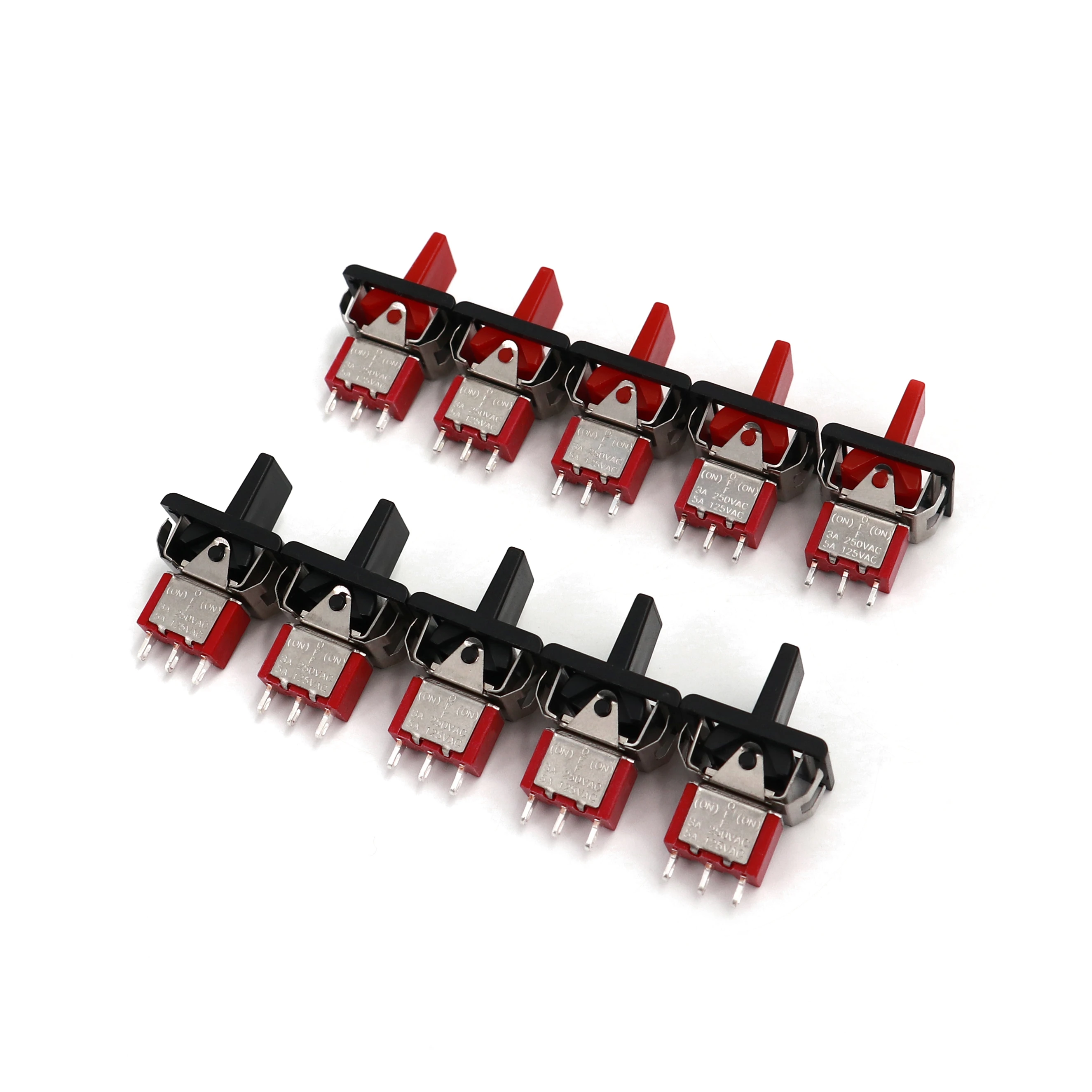 5 шт. SH R8016A 3Pin Мини тумблер мама-OFF-MOM мгновенный 3 позиции 3A/250VAC | Обустройство дома