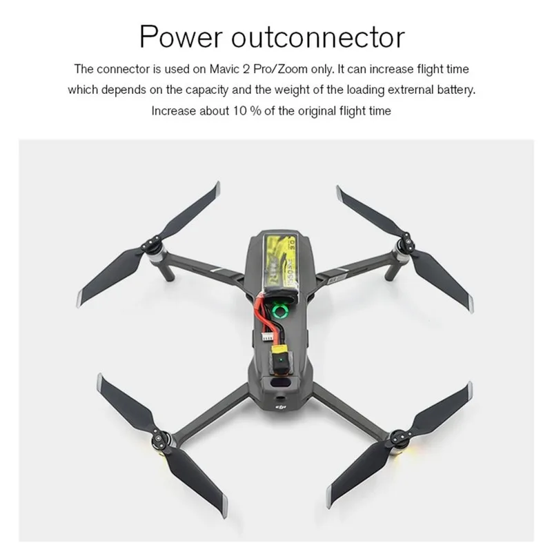 Mavic 2 Pro Батарея Мощность HDMI разъем адаптер увеличить время полета светильник