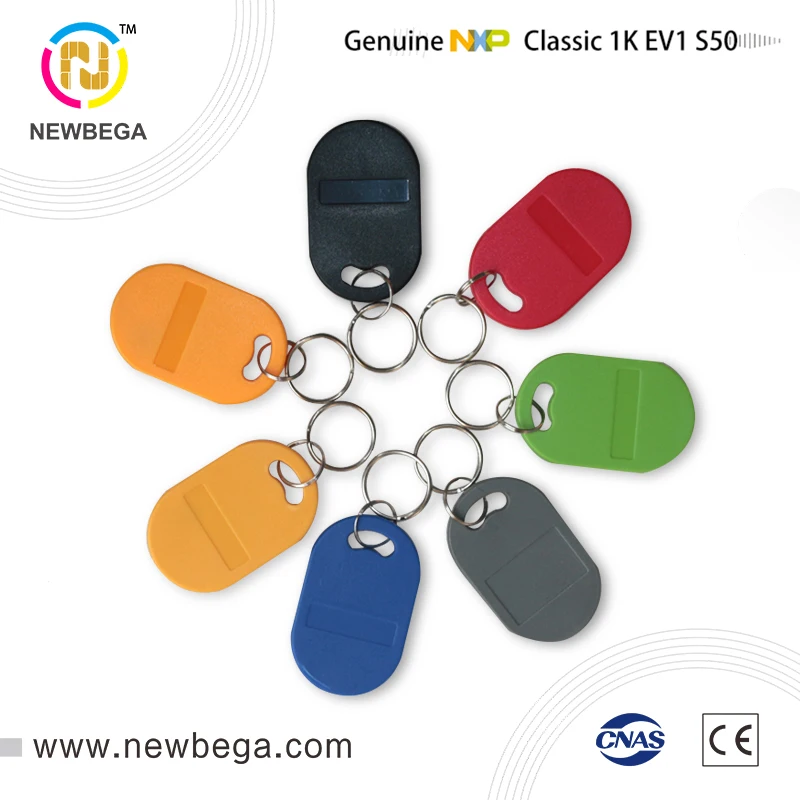 10 шт. оригинальный MF1ICS50 EV1 1K 4 байт UID RFID 13 56 МГц IC брелок AK08 для ключей бирка карт