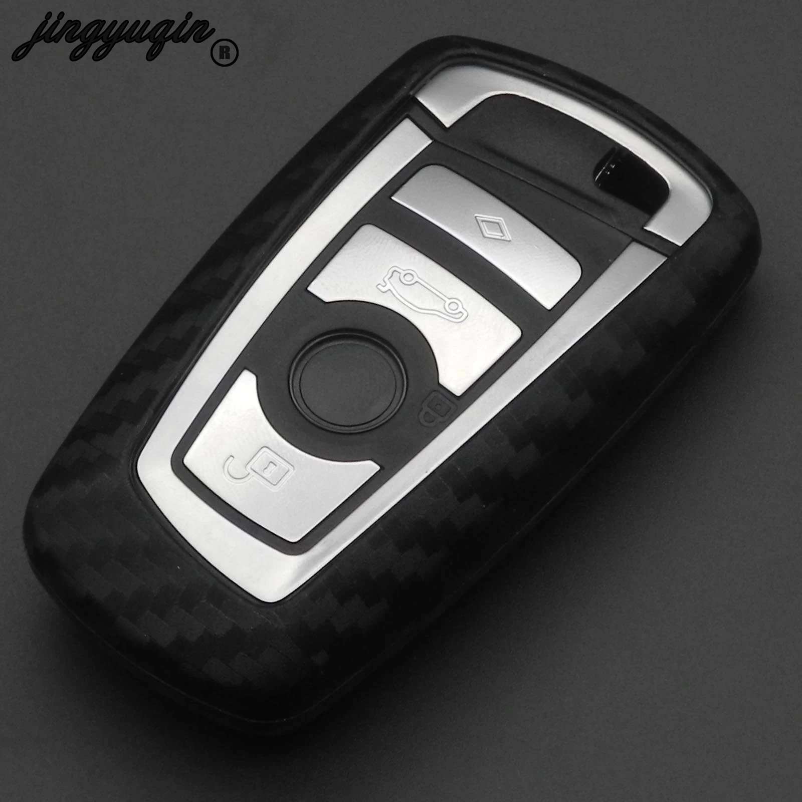 Чехол jingyuqin из углеродного волокна для модели BMW 520 525 f30 f10 F18 118i 320i 1 3 5 7 Series X3 X4 |