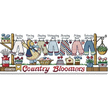 

"Sun pants" Fishxx High Quality Threads Printed on fabric Counted Chinese Cross Stitch Kits set Embroidery Needlework