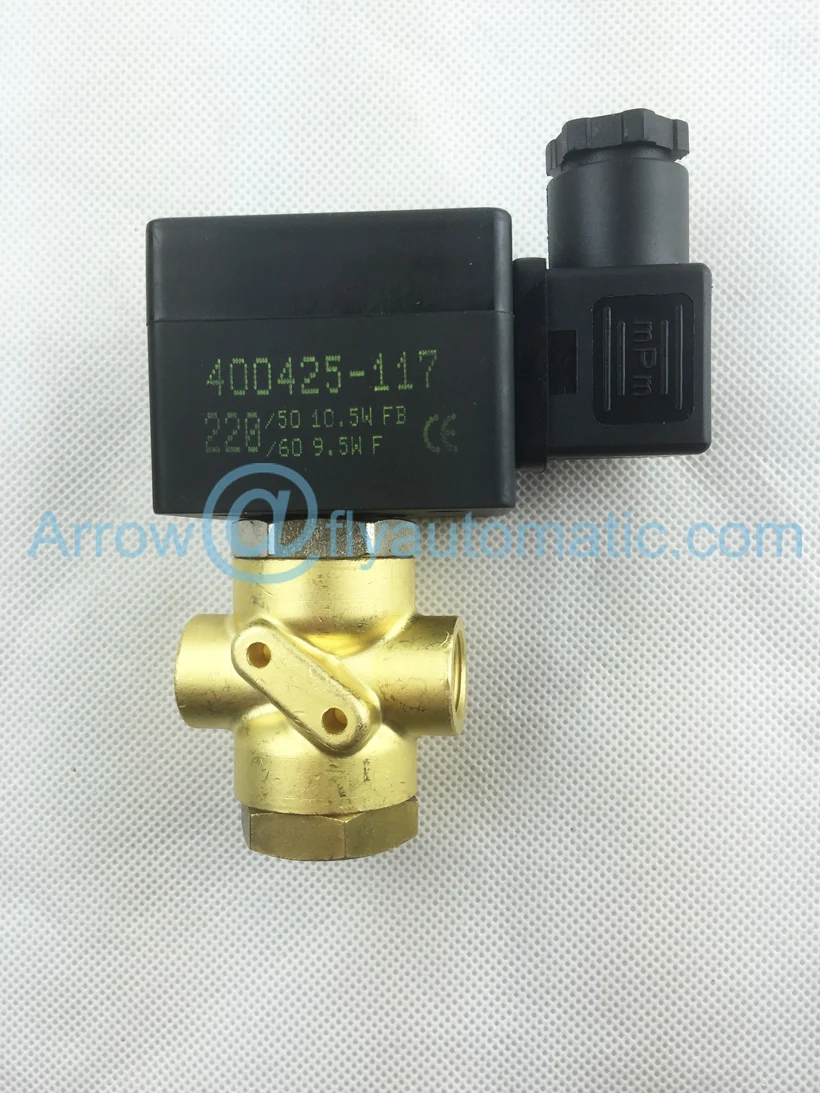 ASCO SCB320B174 3/2 Way 1/" NPT Прямое управление в линии пилот Соленоидный клапан