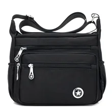 Горячая Распродажа, женская сумка, сумки-мессенджеры для женщин, сумка на плечо, водонепроницаемая нейлоновая женская сумка через плечо, сумка для основной сумки