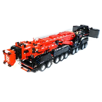 

7692Pcs MOC Static Giant Crane Model Small Particle Building Blocks Educational Toy Set