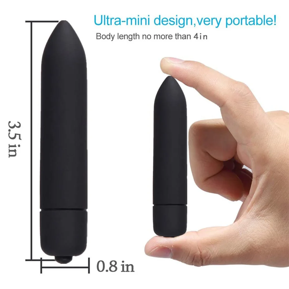 Female Sex Toys 2 Colors 10 Speed Mini Bullet Vibrator For Women Waterproof Clitoris Stimulator Dildo