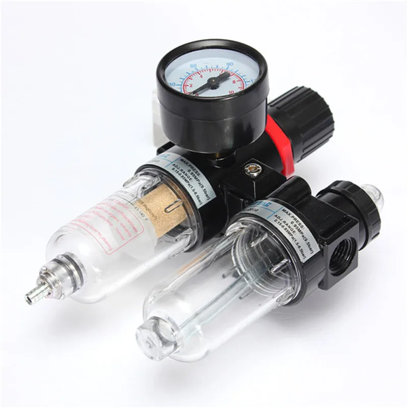 

2018 Brand New AFC 2000 Air Pressure Regulator oil Water Separator Trap Filter Airbrush Compressor Source Treatment Unit
