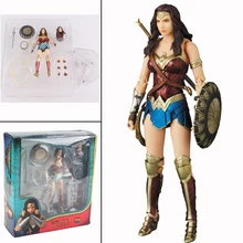 6 дюймов DC Justice League Wonder Woman Mafex 048 экшн фигурка коллекция игрушка; подарок для детей