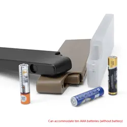 Тактический ящик для хранения батареи пыленепроницаемый анти-взрыв протектор чехол держатель EDC для 10 батареек AAA