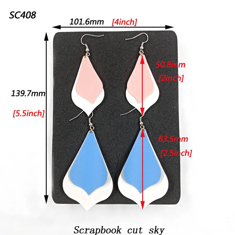 Earring-SC408 скрапбукинга срезанное небо и стальные деревянные штампы совместимы с большинством машин