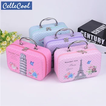 

2020 The new mini makeup case Women Beauticians Makeup Case Cosmetic Bag High Quality Travel Organizer Beauty Box Cosmetics Jewe