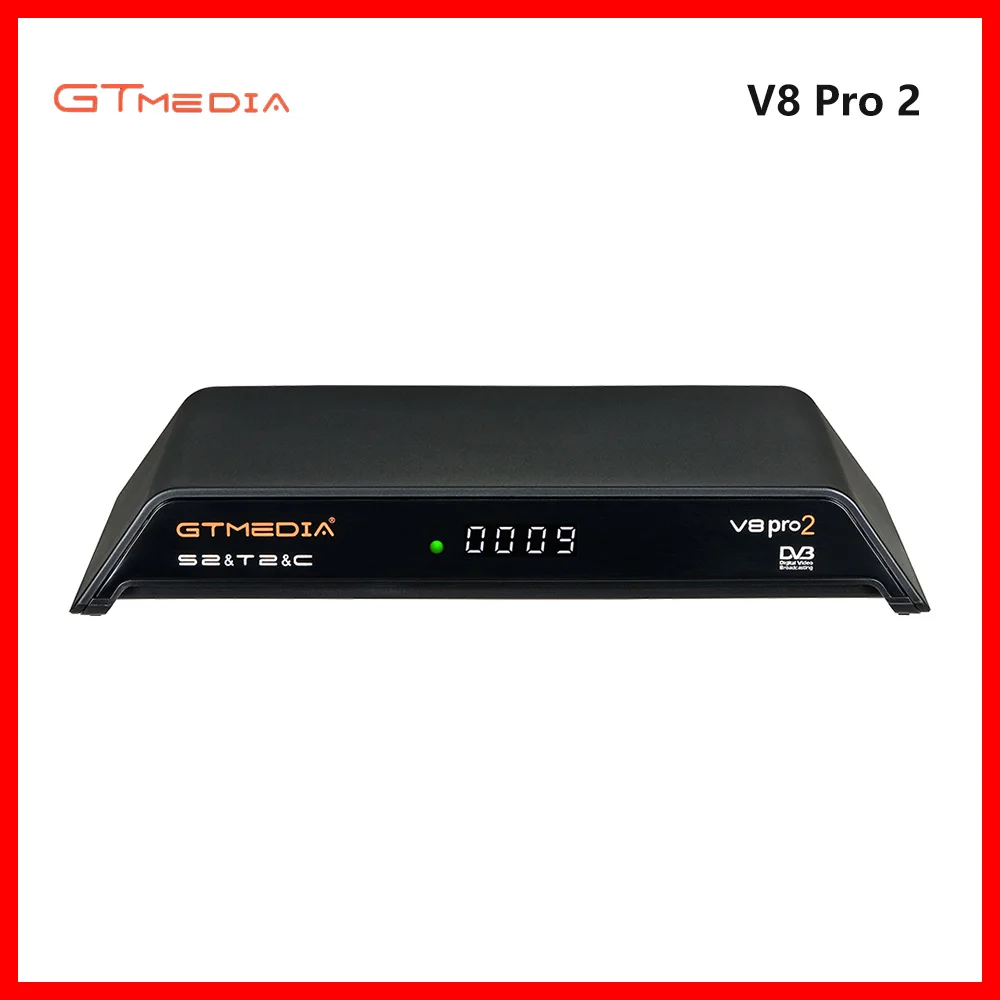 GTMedia V8 Pro2 DVB-S2 + T2/кабель/ISDB-T комбо-рецептор поддержка H.265 CCCam Cline Newcamd Powervu Biss WiFi