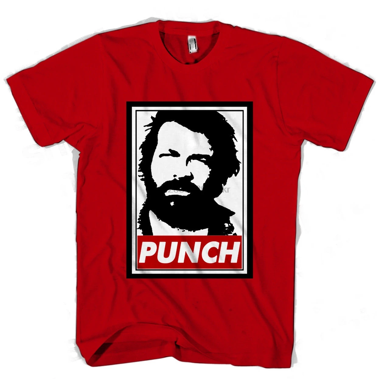 

Punch Bud Bud Spencer Men Women T Shirt Free Shipping Leisure Fashion Men Short Sleeve Print Hot Cheap High Quality Tees