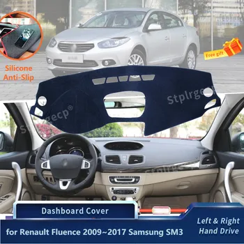 

Dashboard Cover Silicone Protective Pad for Renault Fluence 2009~2017 Samsung SM3 Car Accessories Dash Board Sunshade Carpet