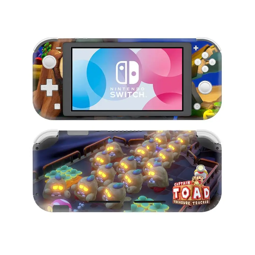 New Nintend Switch Lite Console Skin Set Sticker Super Marios Bros Toads Vinyl Stickers Nintendos Switch Mini Decals Accessories - Цвет: YSNSL0431