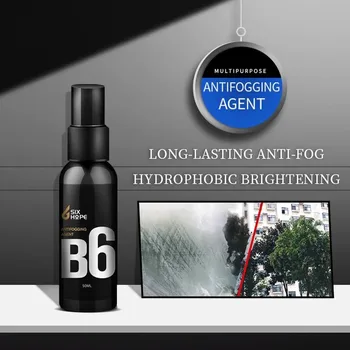 

50ml Universal Auto Anti-fog Agent Car Glass Nano Hydrophobic Windshield Coating Spray Agent Cleaning Window Rain-proof Car