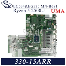 KEFU EG534 & EG535 NM-B681 scheda madre del computer portatile per Lenovo Ideapad 330-15ARR originale mainboard 4GB-RAM Ryzen 5 2500U (R5-2500U) UMA