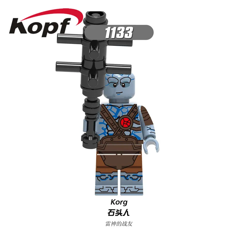 1133 50Pcs No Box 50 шт. строительные блоки Супергерои Капитан Пеппер Тони Старк Железный человек Стэн Тор корг фигурки обучающие игрушки для детей X0240 - Цвет: 1133 50Pcs No Box