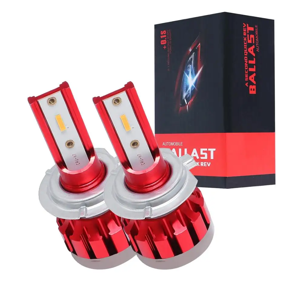 Elglux 6000K 3000K 8000K H4 LED H7 H1 HB4 H11 HB3 CSP чип лампы для автомобильных фар 80 Вт 12000LM