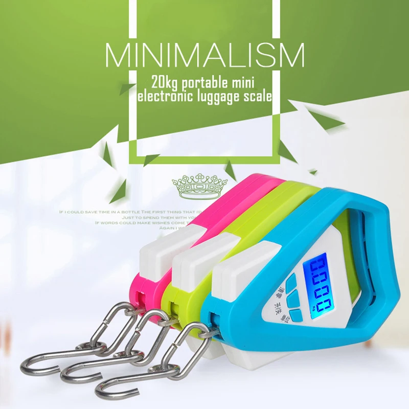 

20kg/0.001g Mini Digital Scales LCD Precision Hanging Luggage Scale Portable Electronic Kitchen Weighing Tool