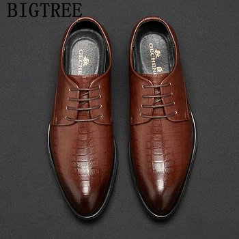 

Office Shoes Men Classic Designer Shoes Men Formal Italian Brand Brown Dress Coiffeur Corporate Shoes For Men Evening Dresses
