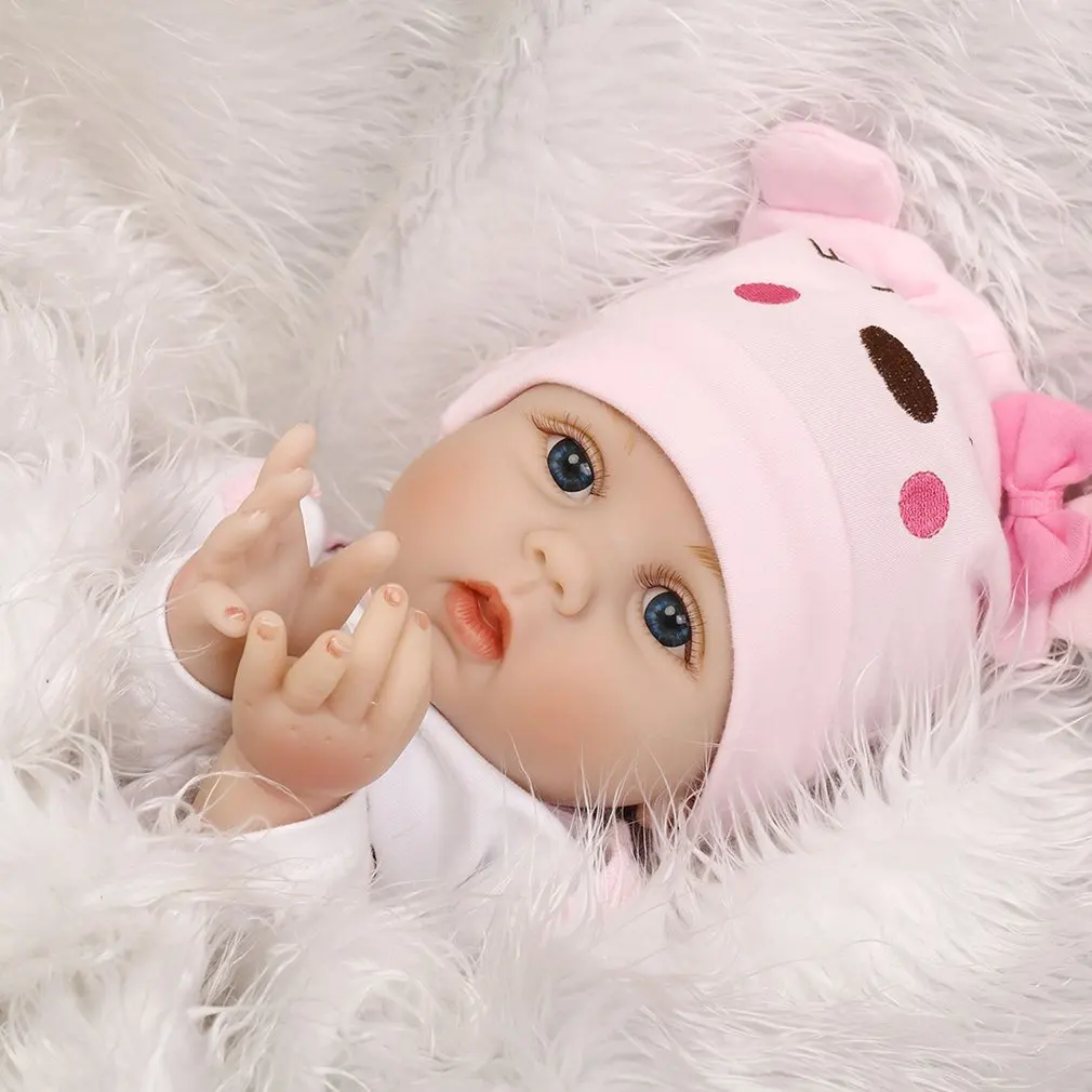 55 см Силиконовые Reborn Baby Doll игрушки Реалистичные мягкие Reborn Baby Doll ручной работы Bebes Reborn куклы дети подарок на день рождения