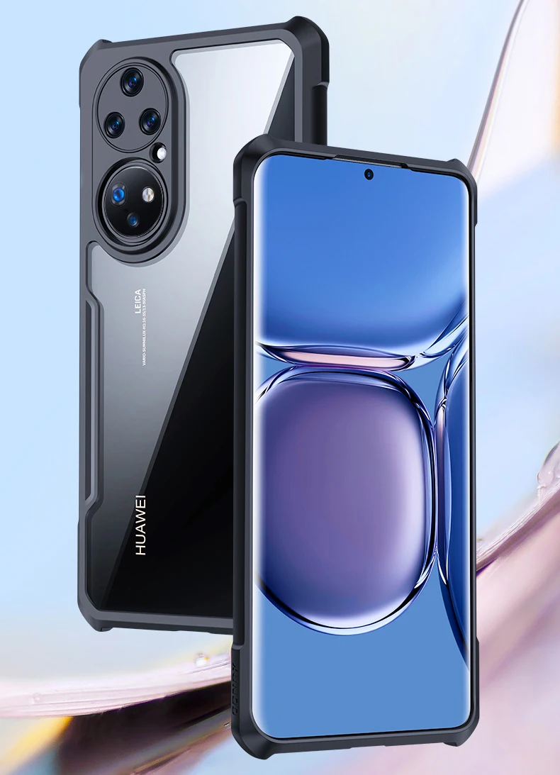 For Huawei P50 Pro Case,For Huawei P30 P40 Pro Plus Case,XUNDD Bumper Airbags Anti-Fall Shell Back Transparent Phone Cover bellroy case