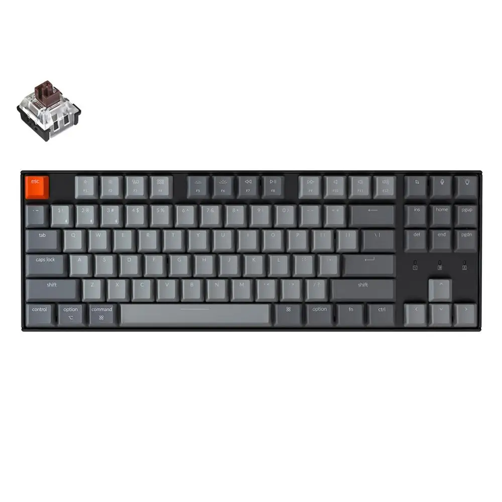 Keychron K8 G Wireless Bluetooth Mechanical Keyboard Gateron Hot swappable Switch White Backlight Keyboard for Mac|Keyboards| - AliExpress