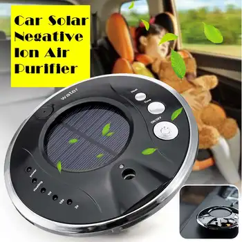 

Car Air Purifier Negative Ion Fresh Solar Power Energy System Air Anion Air Cleaner for Car Home Office New Arrival 2020