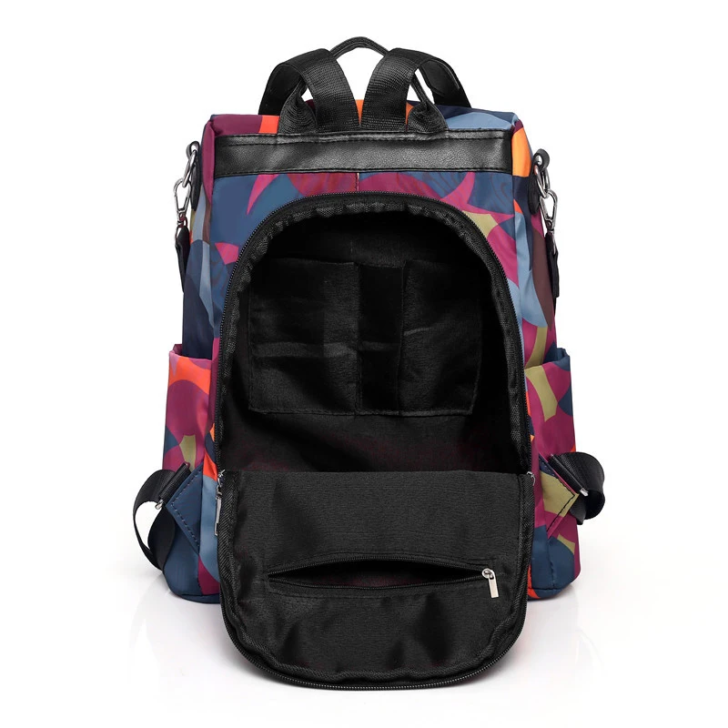 Fashion Waterproof Oxford Women Anti-theft Backpack High Quality