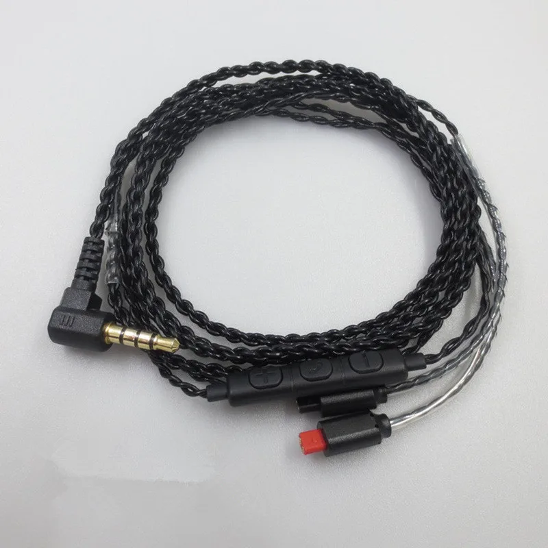 Replacement Audio Cable For Audio Technica ATH IM50 im70 IM01 im03 im04 Headphones Cord Headsets Wire Connecter Volume Control