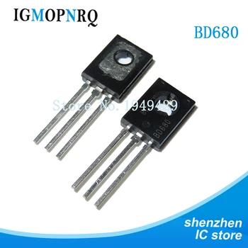 

Free Shipping 50pcs/lot BD680 TO-126 BD680A TO126 PNP 80V 4A Transistor new original