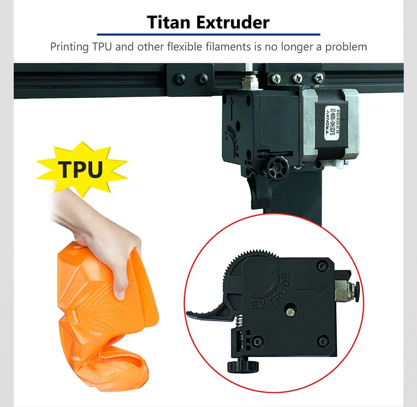 Tronxy 24 В DIY линейная направляющая X5SA Pro 3d принтер Titan экструдер стабильная направляющая FDM машина автоматический уровень датчик накаливания