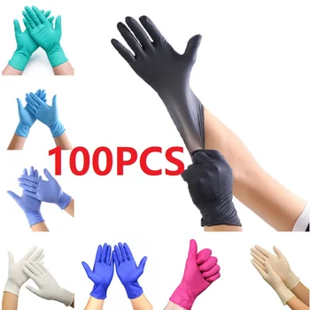 

100PCS wholesale all kinds of disposable gloves latex dishwashingitchenworkrubbergarden gloves all kinds of color gloves