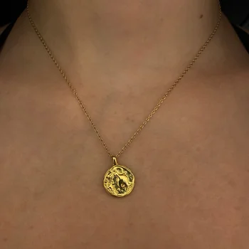 Alternative view of Artistic Zodiac Medallion