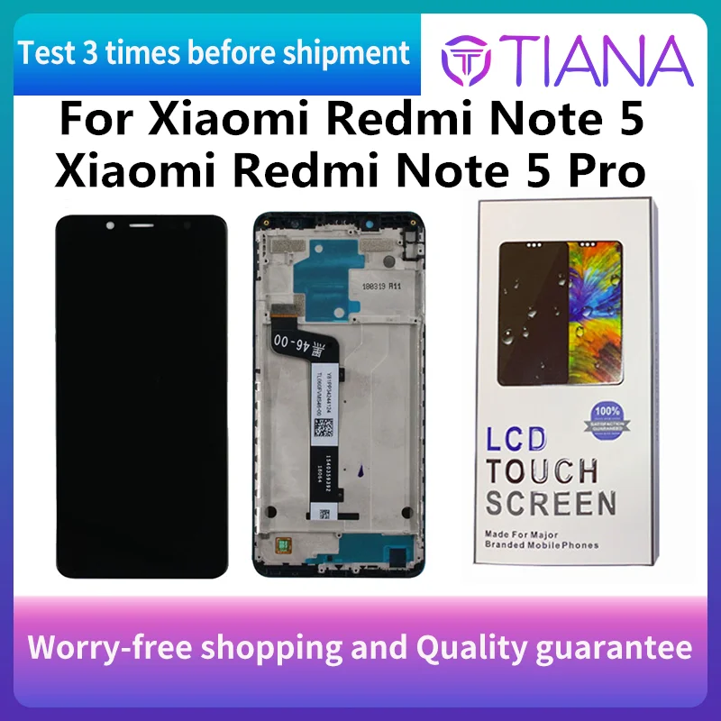 ЖК-дисплей с рамкой для Xiaomi Redmi Note 5 Pro оригинальный Amoled-экран AAA/Оригинал |