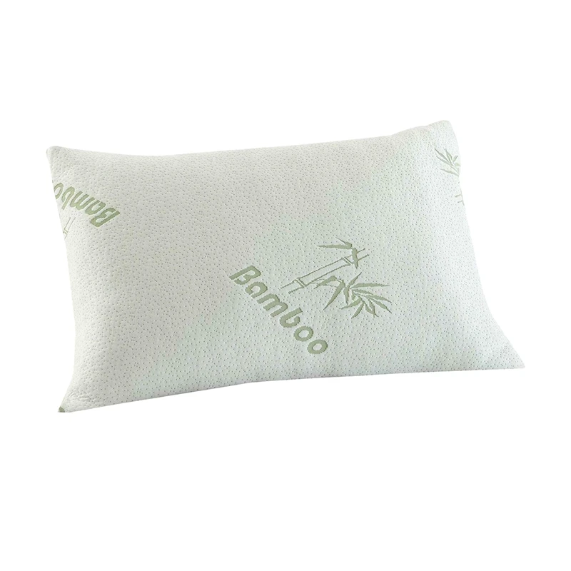 Pillows Bedding Anti Bacterial Bamboo Memory Foam Pillow Orthopedic Firm Head Neck Back Support