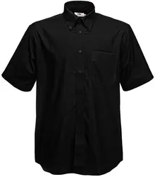 Camisa de manga curta oxford