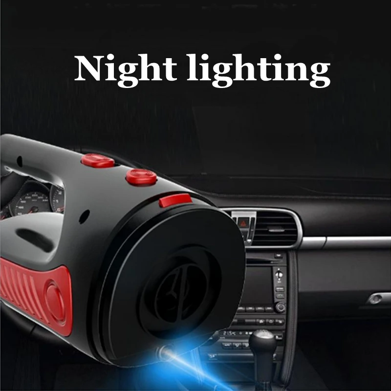 Goedkoop 5000Pa Mini Draadloze Auto Stofzuiger 12V 120W Thuis Auto Handheld Nat Droog Dual Gebruik Draagbare HEPA filter Stofzuigers met LED Licht