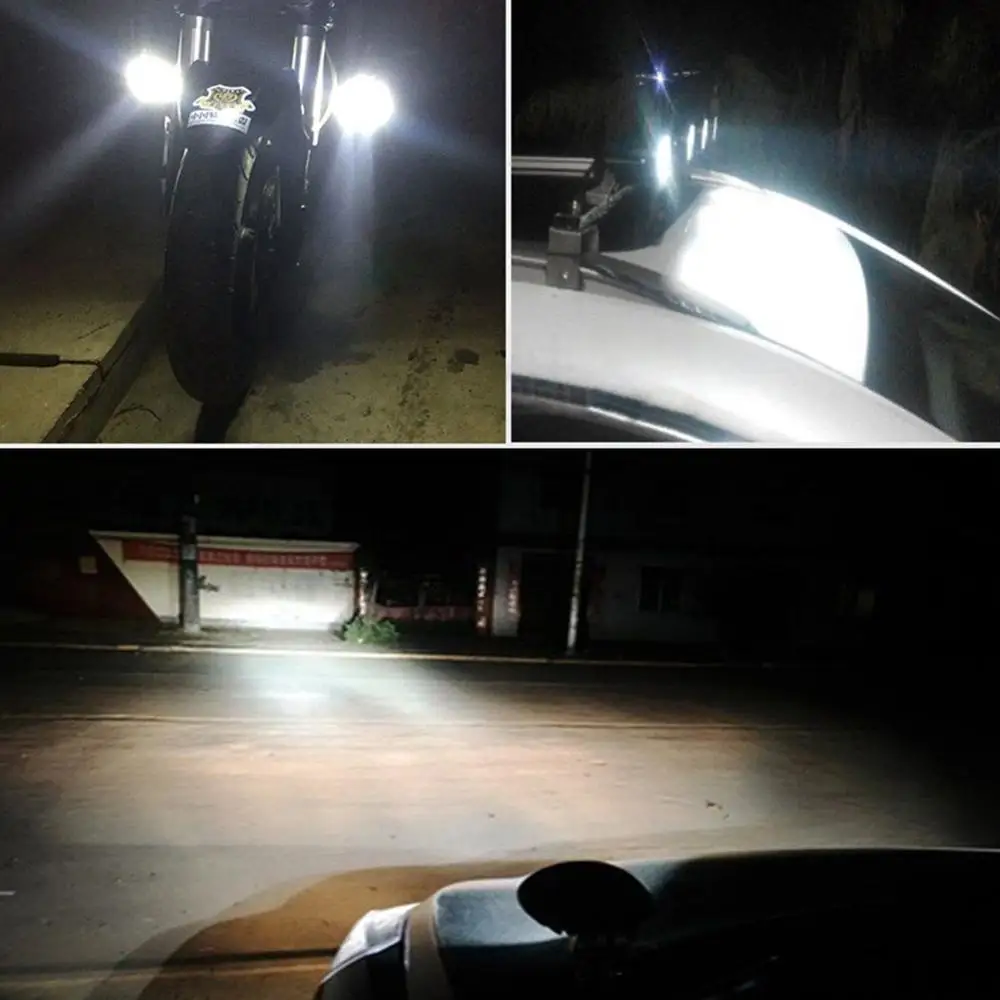 For Motorcycle ATV 4WD 4X4 Waterproof Fog Lamp 1700 lm 6000K 20W Car LED Work Light Off-road Lamp