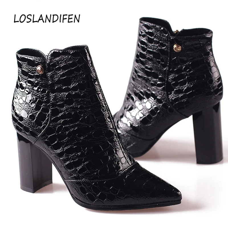 crocodile boots womens