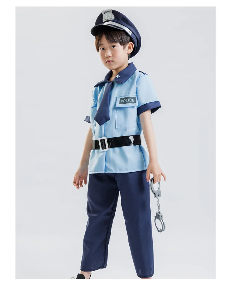 Детский день, детская полицейская одежда, детский сад, полицейский набор, косплей, сценический персонаж, Детская форма