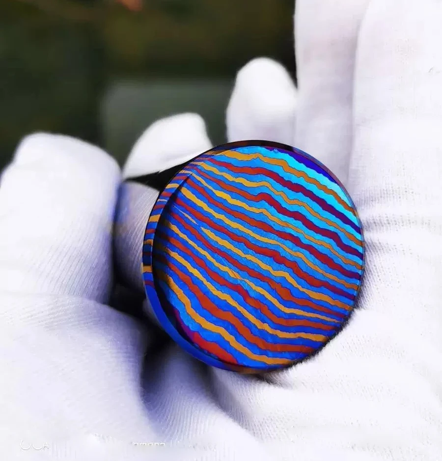 ダマスカスロッド,チタン抽出用,直径25mm x 25mm,25mm x 100mm