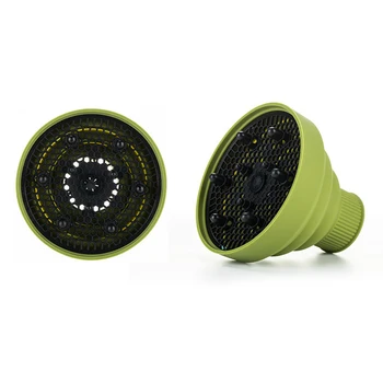 

2020 New Curly Styling Hair Care tools Silicone Diffuser Folding Telescopic Blow Dryer Hood Hairdresser Tool Salon