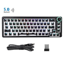 Tm680/lk67 chave personalizado diy botão bluetooth teclado mecânico kit